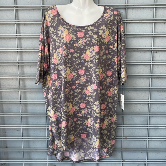 LLR Muted Rose Printed Irma Tunic Top-#0218 - Picture 5 of 13